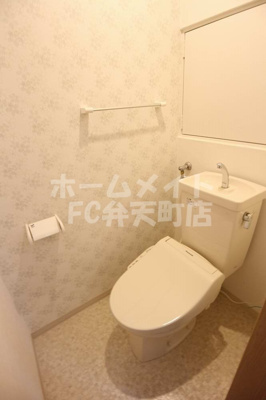 【トイレ】 | 第6柴田ビル | 温水洗浄便座付トイレです