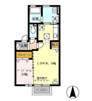 【間取り】 | エリタージュB