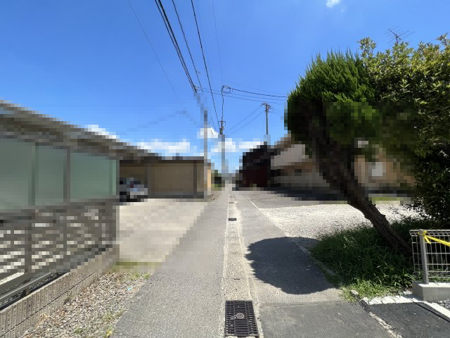 碧南市相生町22-1期新築戸建　1号棟の前面道路含む現地写真|碧南市相生町22-1期新築戸建前面道路写真です。北側公道約2.7ｍ