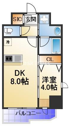 【間取り】 | エステムコート大阪福島ルアーナ