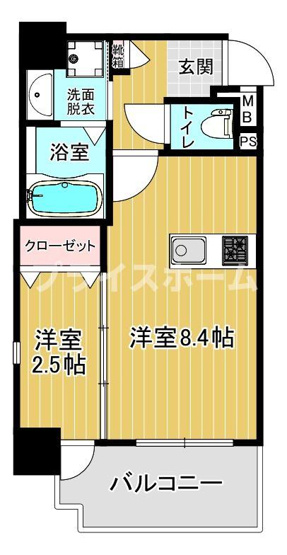【間取り】 | トラストビル千代県庁口