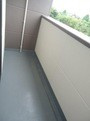 筑後市大字一条のアパートのバルコニー