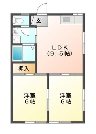 ハイムベルグ '95の間取り