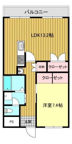 日恵コーポの間取り
