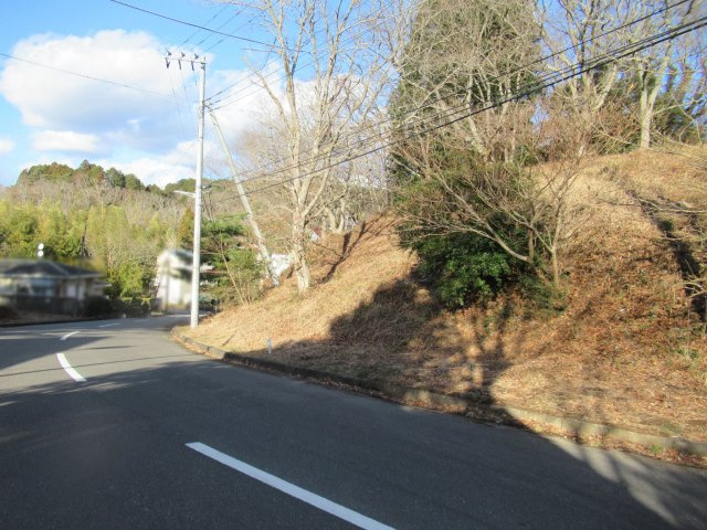 伊豆富士見ニュータウン別荘地②の前面道路含む現地写真|前面道路含む現地写真です