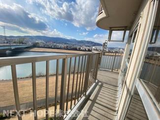 【バルコニー】 | 桜台ハイツ２号棟 | 南西向きバルコニーです♪陽当り良好です！！