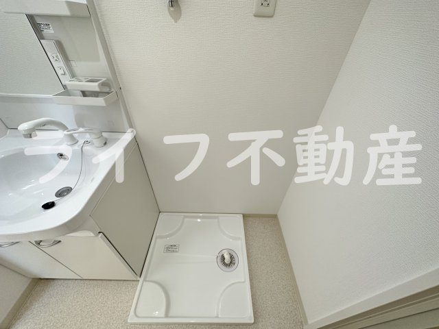 badge tomoi Est Ⅶの洗面所|忙しい朝には欠かせない洗面所です