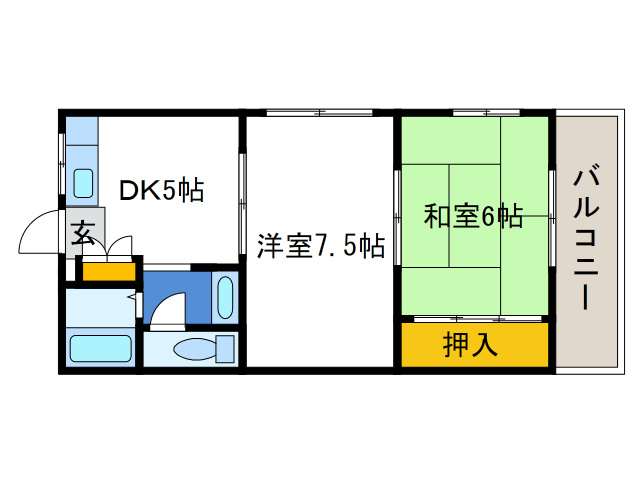 ハナキマンションの間取り