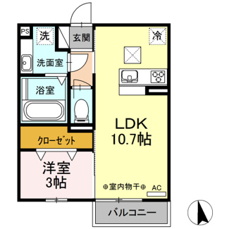 【間取り】 | クレール