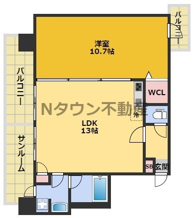 【間取り】 | さくらHills NISHIKI Platinum Residence | 間取りです
