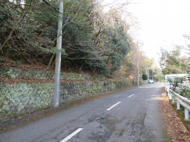 エンゼルフォレスト熱海自然郷②の前面道路含む現地写真|東側道路