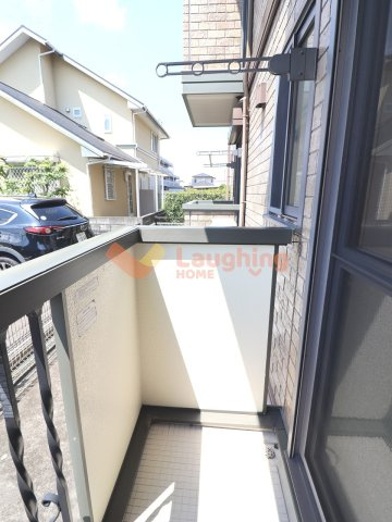 シャルムステージのバルコニー|外からの目が気にならないバルコニーで洗濯物が干せます