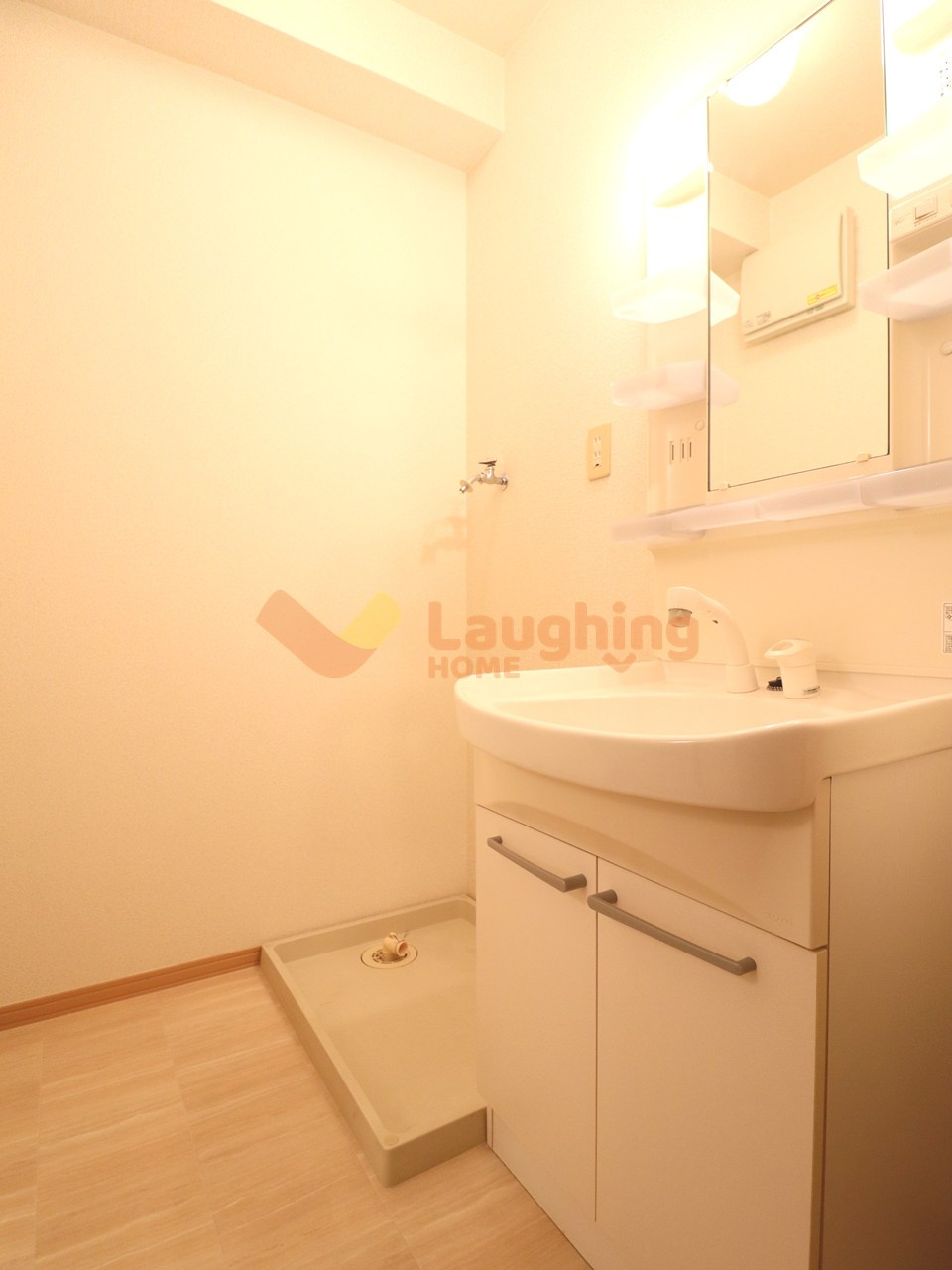 シャルムステージの洗面所|広い洗面スペース