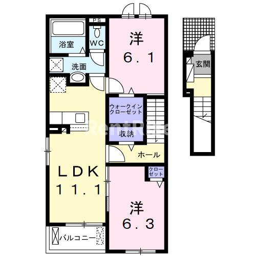 エノルメⅡの間取り