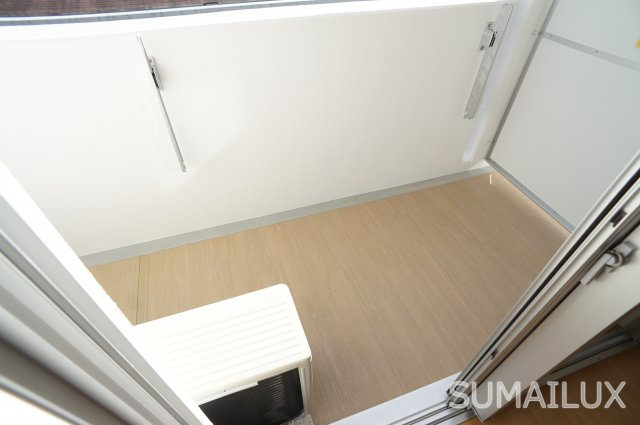 熊本市中央区坪井１丁目の賃貸マンションのバルコニー