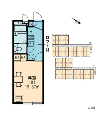 【区画図】 | STフロント指扇