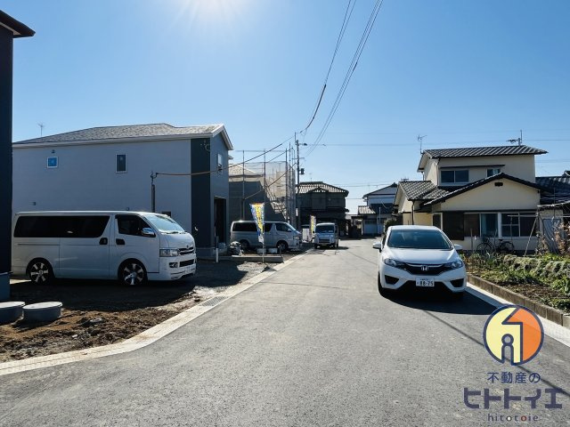 八女市宅間田新築一戸建住宅の駐車場