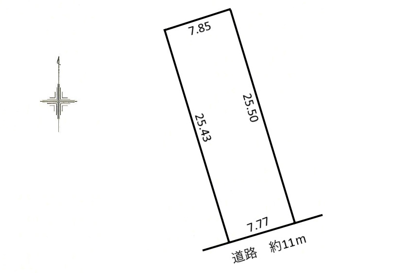 土地　早田栄町の土地図