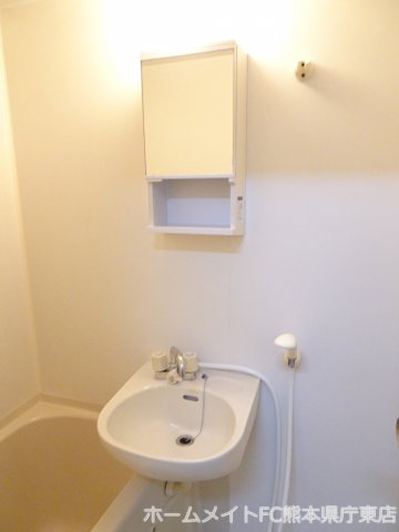 熊本市中央区大江６丁目の賃貸マンションの独立洗面台