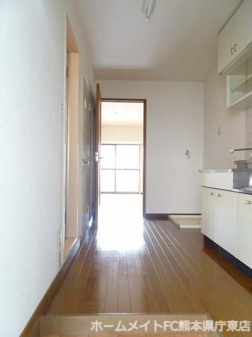 熊本市中央区大江６丁目の賃貸マンションの玄関