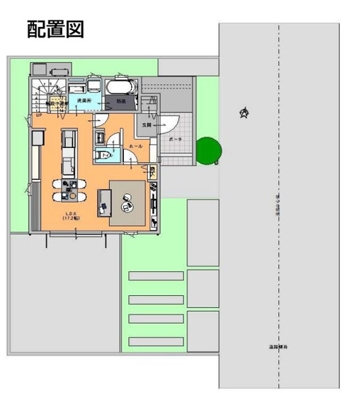 【区画図】 | 熊谷市末広　新築戸建　フェリディアガーデン　4号棟