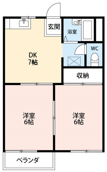 【間取り】 | ファミールハイツB棟