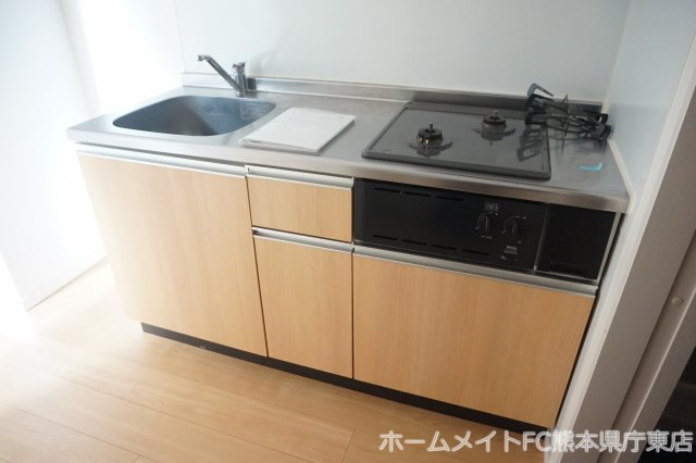 熊本市中央区琴平１丁目のアパートのキッチン