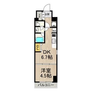 インプルーブ三宮イーストの間取り