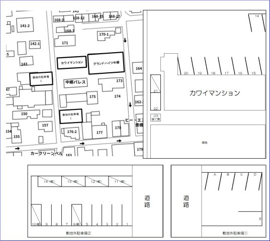 【区画図】 | カワイマンション