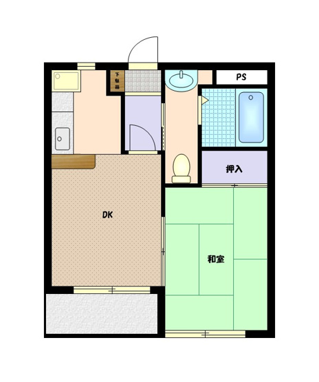 【間取り】 | カワイマンション | （※写真はイメージです、現況優先となります）