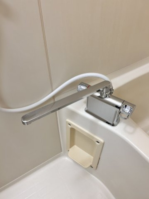【浴室】 | カワイマンション | 温度設定機能付きシャワー水栓