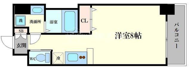エグゼ大阪ベイの間取り