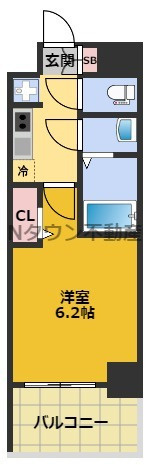【間取り】 | プレサンス鶴舞駅前レジス | 間取りです。