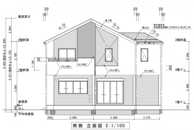 越谷市北越谷１丁目　新築戸建ての外観