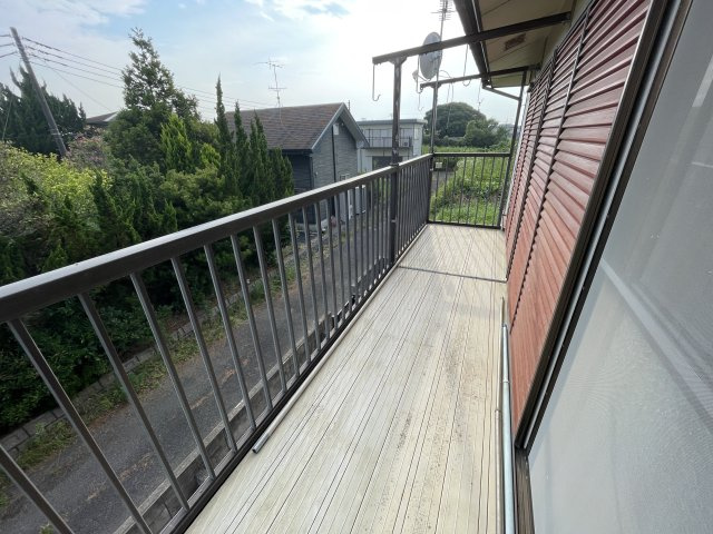 古所K邸貸家のバルコニー