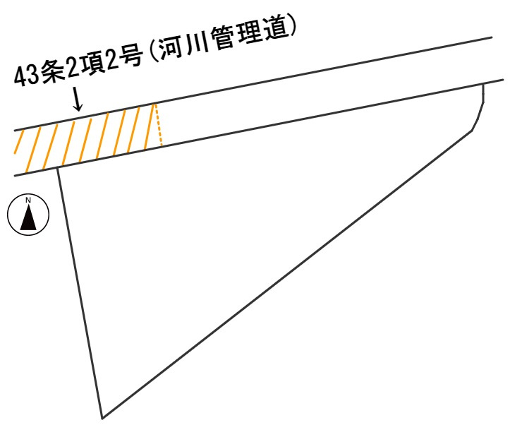 ６０２７９　岐阜市日置江字蜂ノ尻売地の区画図