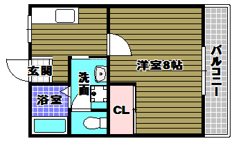 ラフォーレ金剛の間取り