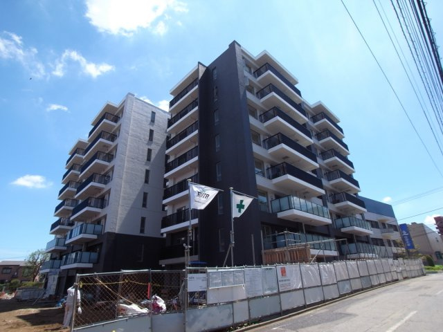 ベルヴュコート津田沼の外観|防犯カメラ・オートロックのマンションです！