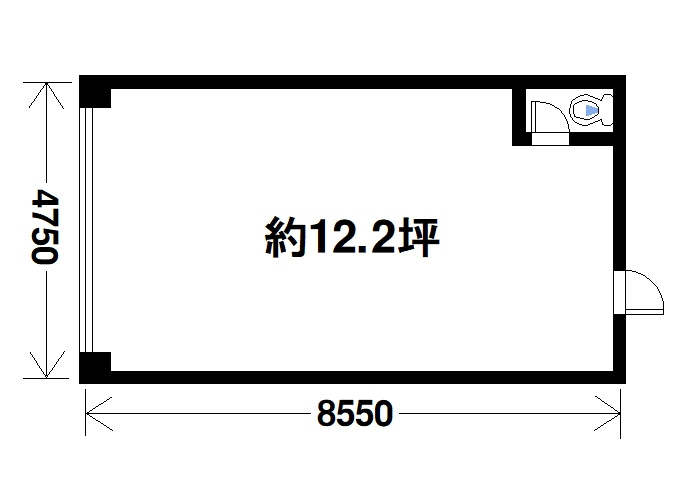 粕本ビルの間取り|間取りです