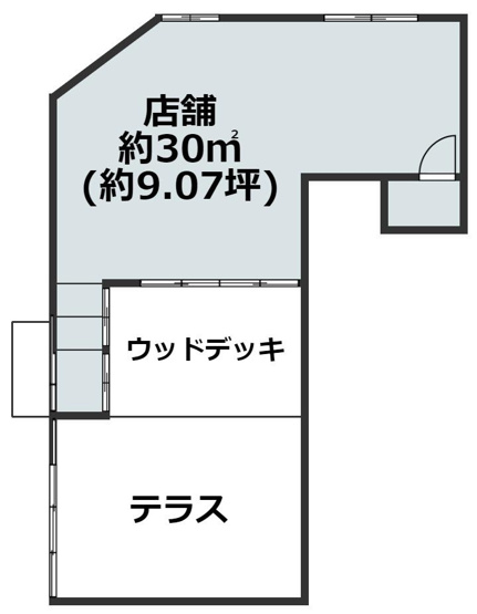 【間取り】 | 寺内町貸店舗