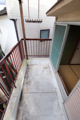 【バルコニー】 | 堺市中区毛穴町貸家