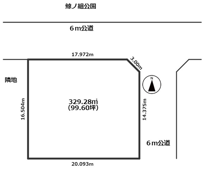 【間取り】 | 金田東１丁目貸地
