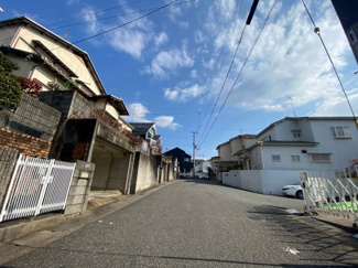 【前面道路含む現地写真】 | 宇治市木幡南山　売土地　建築条件なし | 京阪黄檗駅まで徒歩17分、JR黄檗駅まで徒歩18分。