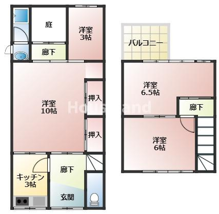 本町戸建の間取り