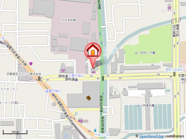 Square Hero-A（スクエアヒーローエー）の地図