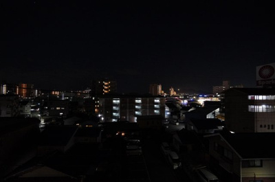 【展望】 | グランドメゾン鈴峯学園前(リフォーム済) | 現地（2023年2月3日20：00頃）撮影
