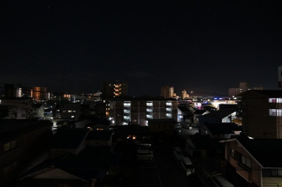 【展望】 | グランドメゾン鈴峯学園前(リフォーム済) | 現地（2023年2月3日20：00頃）撮影