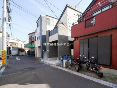 【前面道路含む現地写真】 | 葛飾区東新小岩６丁目　新築戸建て