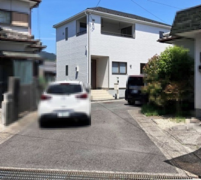 【前面道路含む現地写真】 | 大津市唐崎2丁目8-30　新築戸建 | 2023年04月　撮影