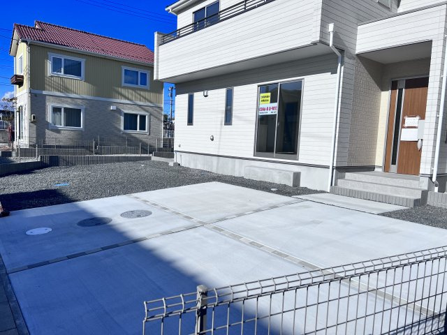 四倉町8期6棟の駐車場|同社施工イメージです